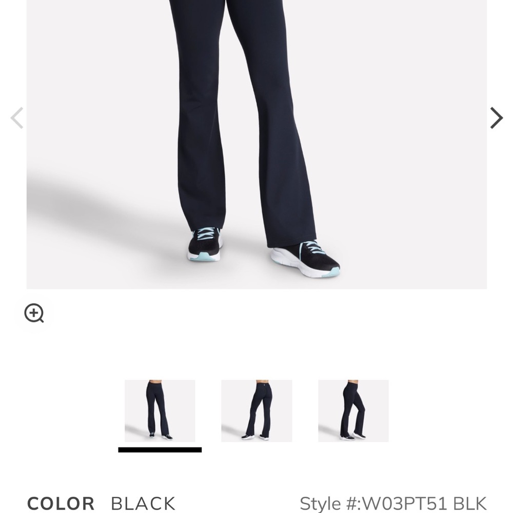 Sketchers Black Flare Pants